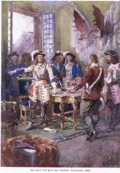 Mon fusil donnera ma réponse Frontenac, 1690, c.1920